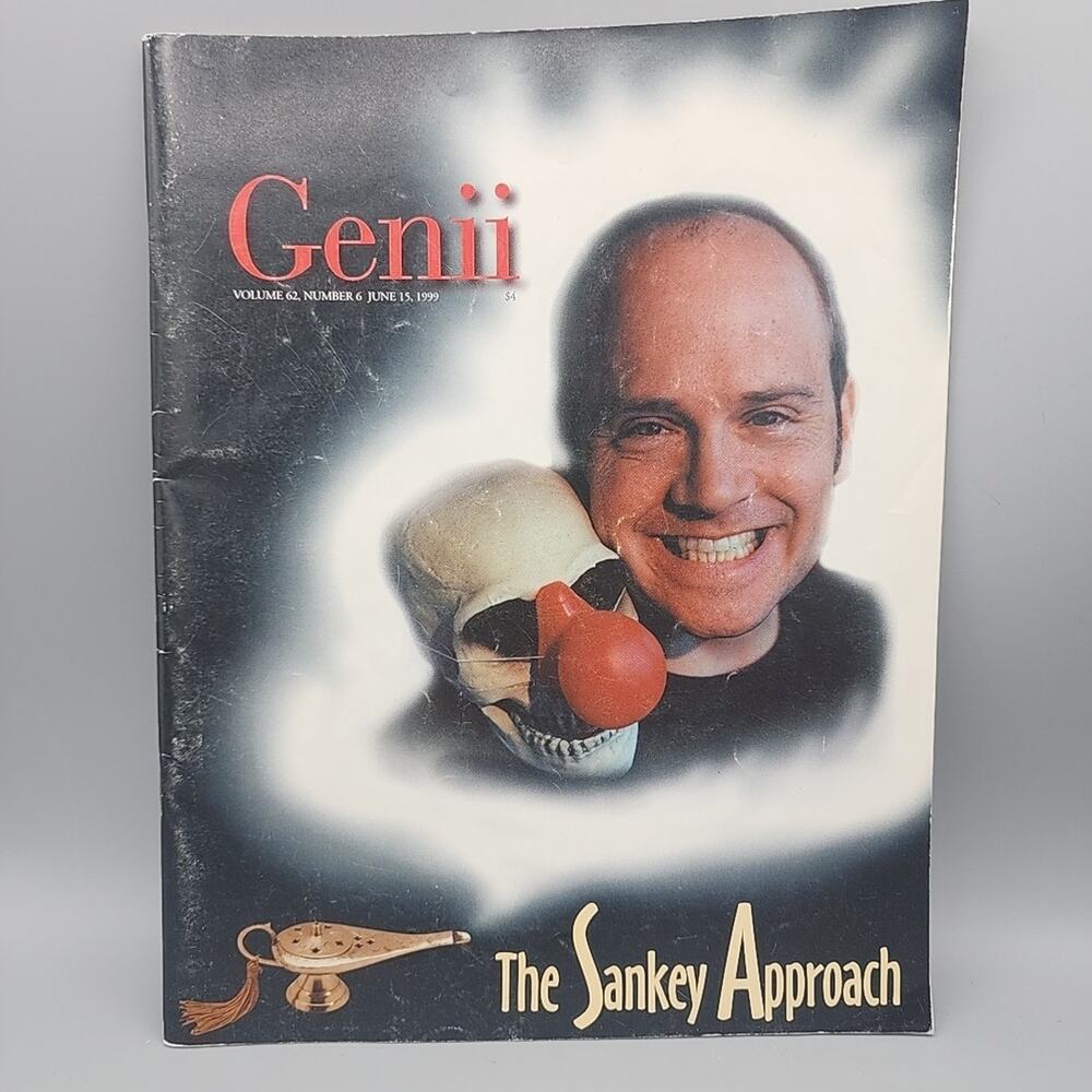 Genii Magic Magazine For Magicians 1999 June
